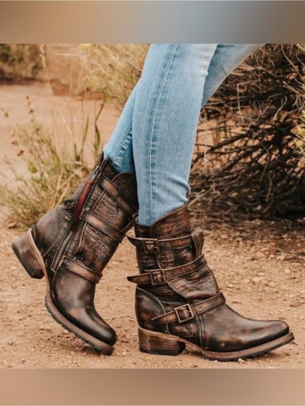 Freebird Apex Brown distressed
